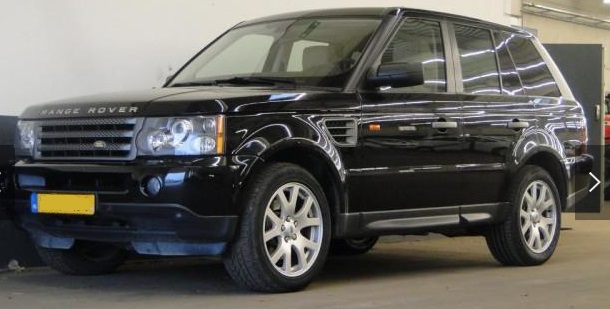 Left hand drive LANDROVER RANGE ROVER SPORT 4.4 V8 HSE